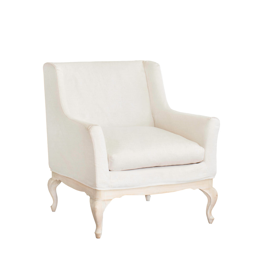 Extra Slipcover in Harvest Linen for Rococo Bergère