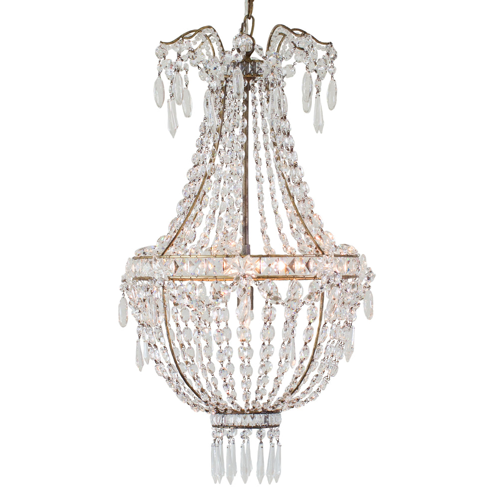 Rocca Chandelier in Burnished Iron Finish