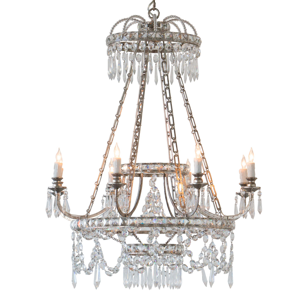 Astre Chandelier in Silver Finish