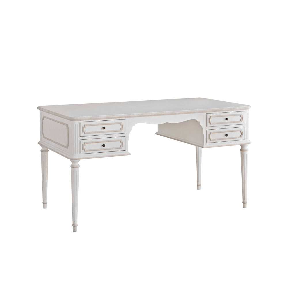 Coco Madame Desk in Chipped White Highlight Finish