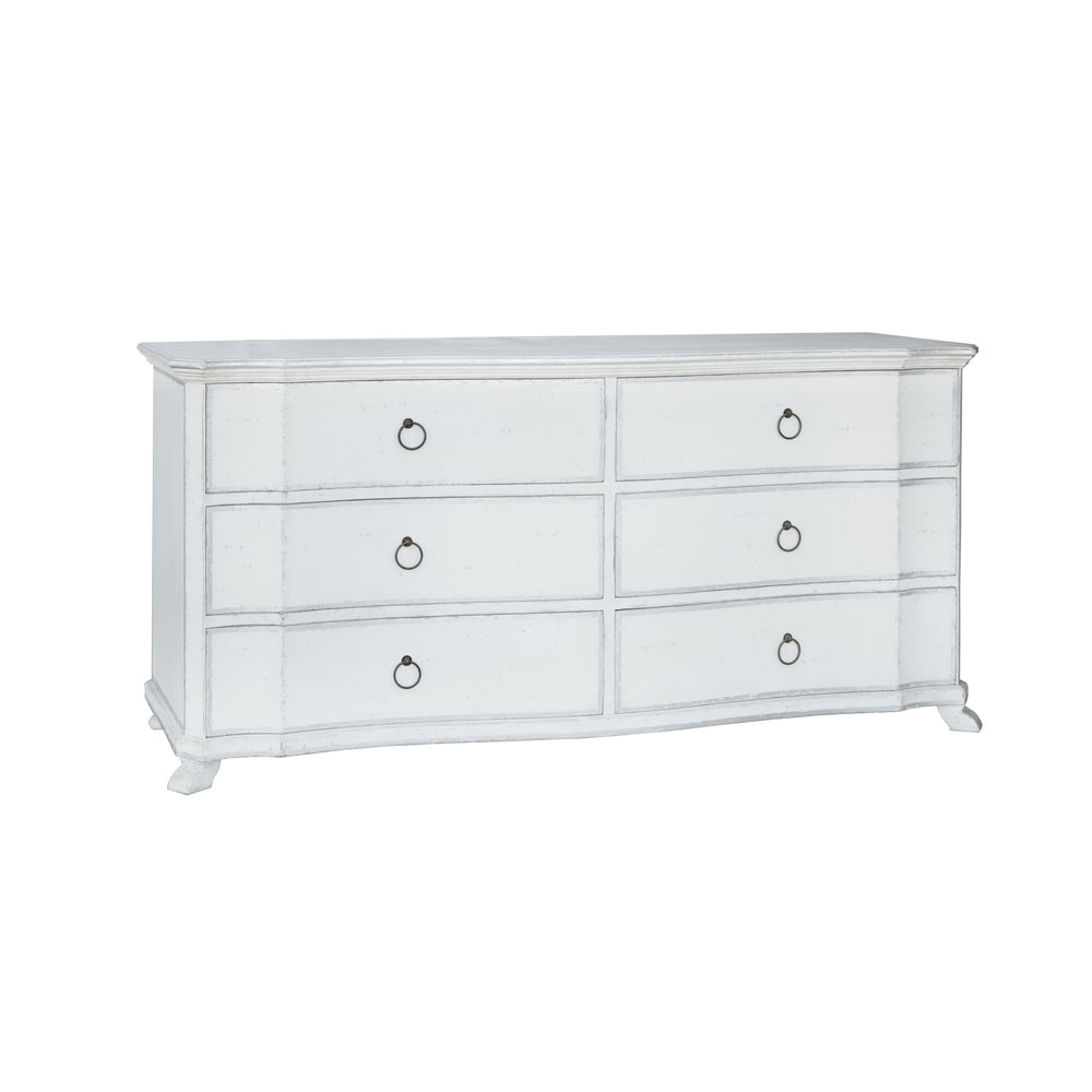 Bordeaux Dresser in Silver Two-Tone Finish