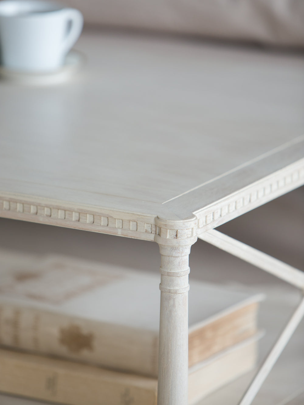 Wood Finish Sample in Provencal White