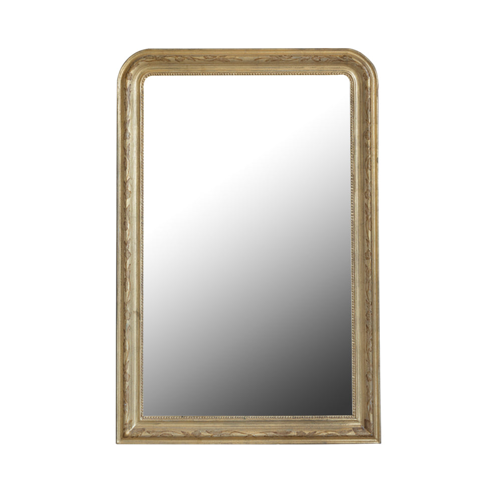 Louis Philippe Mirror in Etched Gold Finish