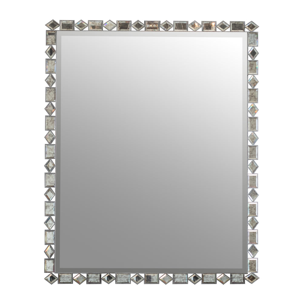 Eternity Mirror in Tarnished Steel Finish