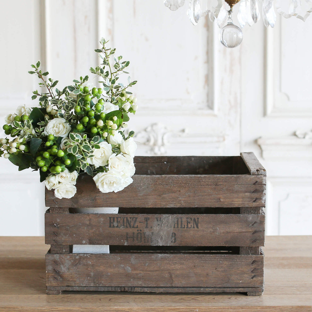 Antique Wooden Market Crates