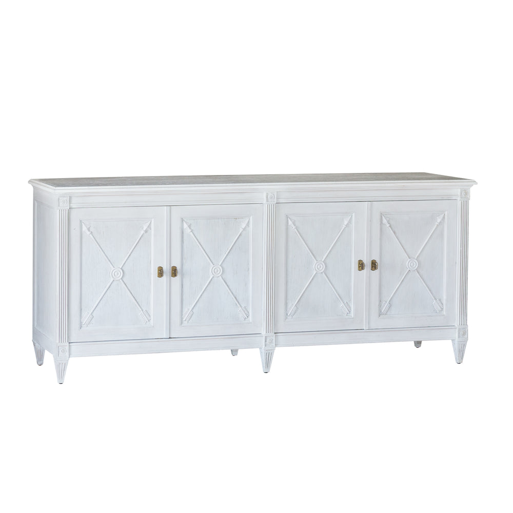 Artemis Sideboard in Gustavian White Finish