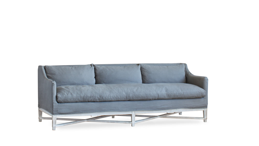 Extra Slipcover in Slate Grey Linen for Scandinavian Sofa