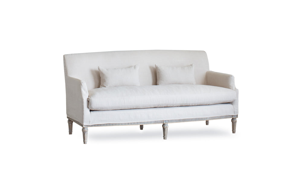 Extra Slipcover in Harvest Linen for Louis Cannes Loveseat