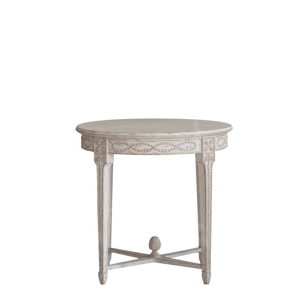 Juliet Lamp Table in Tea Steeped Taupe Finish