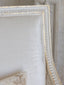 Minerva Bergere in Ivory Velvet and Antique White with Gold Leaf Finish