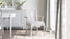 Signe Dining Armchair in Storm Linen and Mason Grey Finish