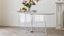 Grande Liberté Lucite Dining Table with Marble Top