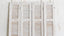 Set of Four Vintage Whitewashed Shutters