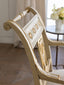 Antique Directoire Armchair with Carved Detail