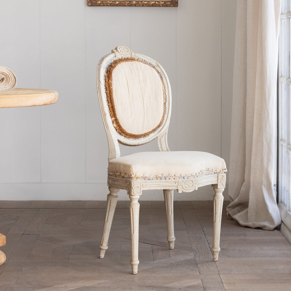 Antique Set of Four 18th Century French Louis XVI Dining Chairs