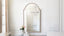 Astier Mirror in Chipped White Finish