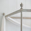 Dauphine Canopy Bed in Fog Linen and Beach House Natural Finish