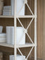 Tresor Bookshelf in Provencal White Finish