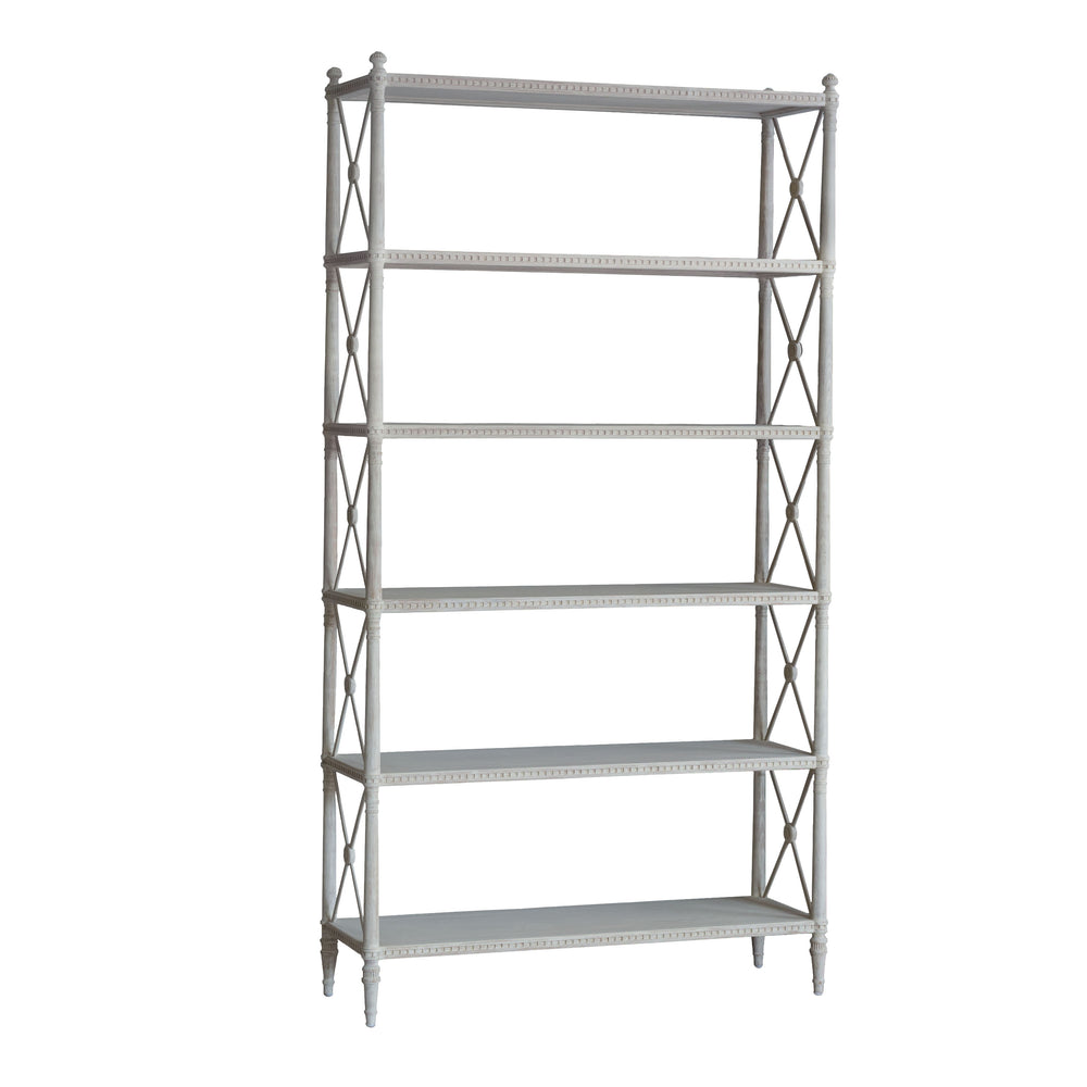 Tresor Bookshelf in Provencal White Finish