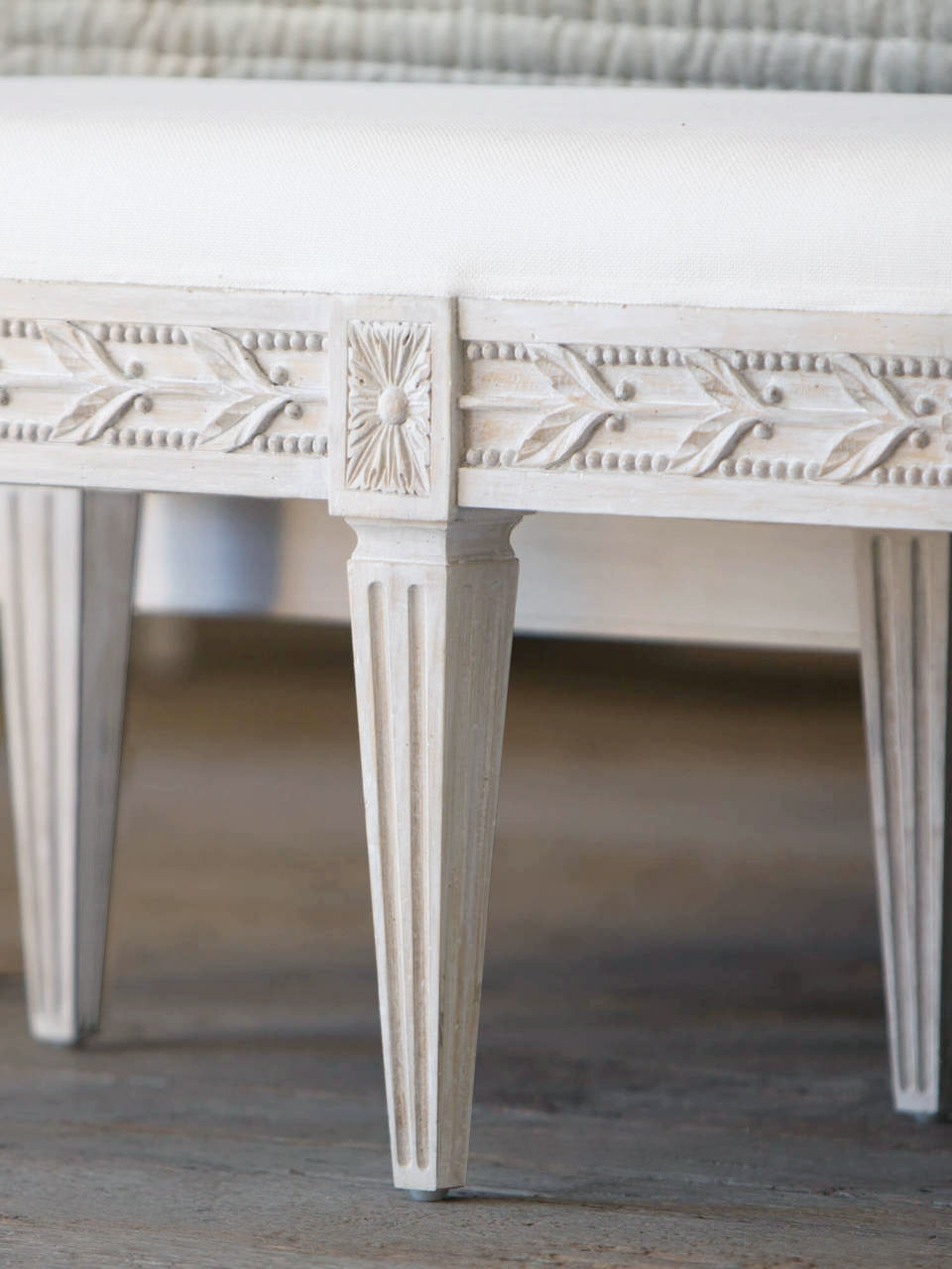Wood Finish Sample in Saltwater White