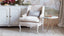 Sabine Bergere in Shell Velvet and Lime-Washed Oak Finish