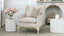 Rococo Bergere in Harvest Linen and Swedish Oak Finish