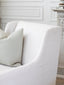 Upholstery Sample in Whispy White Linen