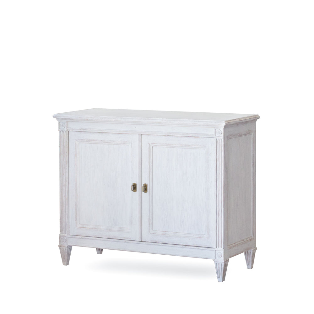 Artemis Cabinet in Gustavian White Finish