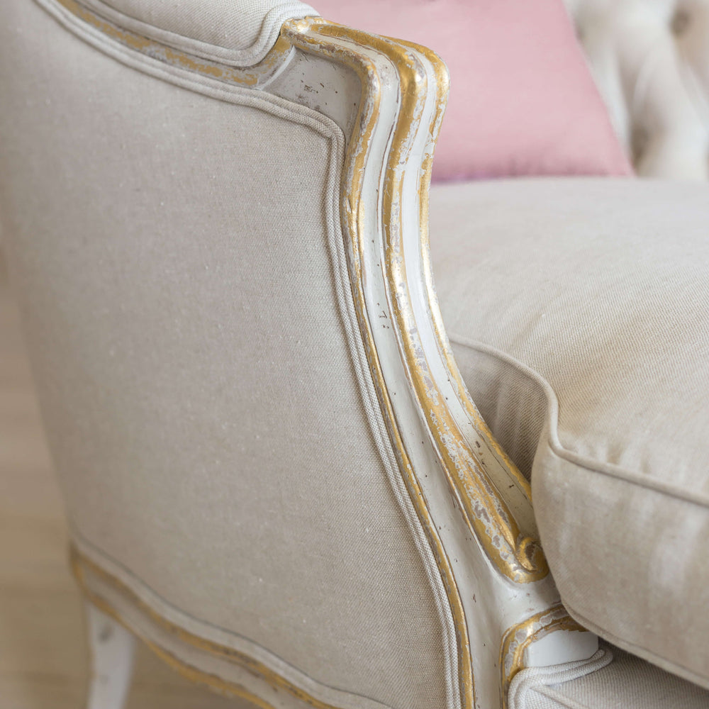 Wood Finish Sample in Gold Two-Tone