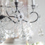 Parisa Chandelier in Swedish White Finish