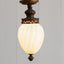 Art Deco Ceiling Pendent with Milk Glass