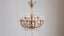 Vintage Swedish Gilt Chandelier