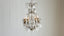 Antique French Brass and Crystal Chandelier