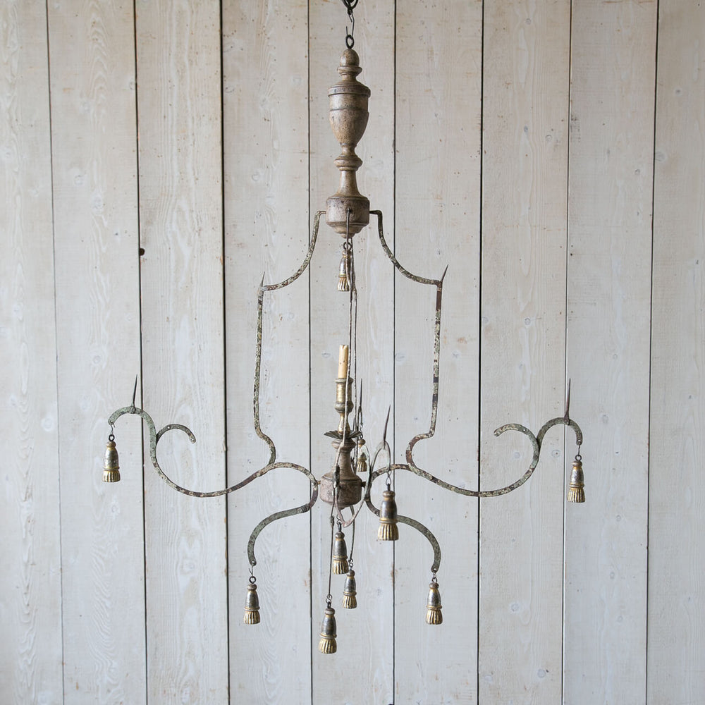Antique Italian Candle Chandelier
