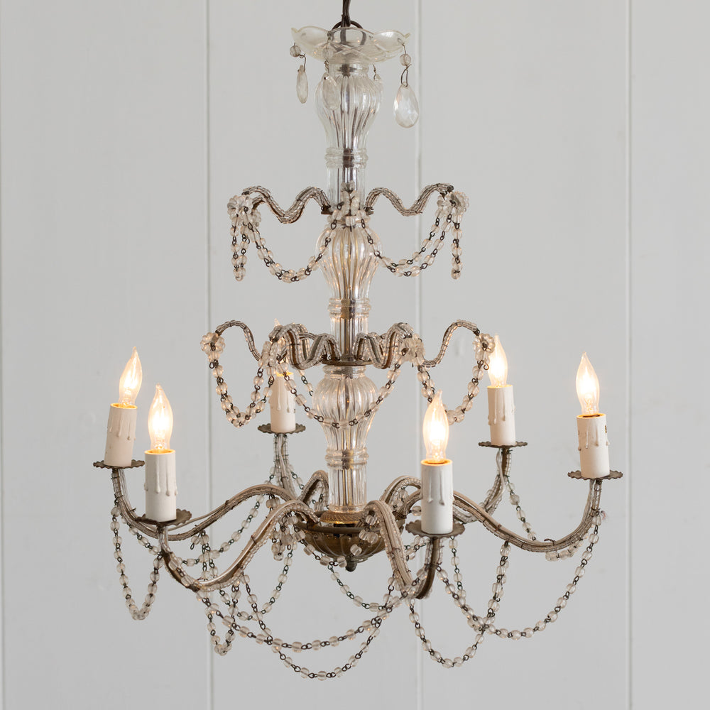 Antique Silver Chandelier