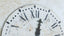 Antique White Steel Clock Face