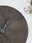 Antique Black Steel Clock Face