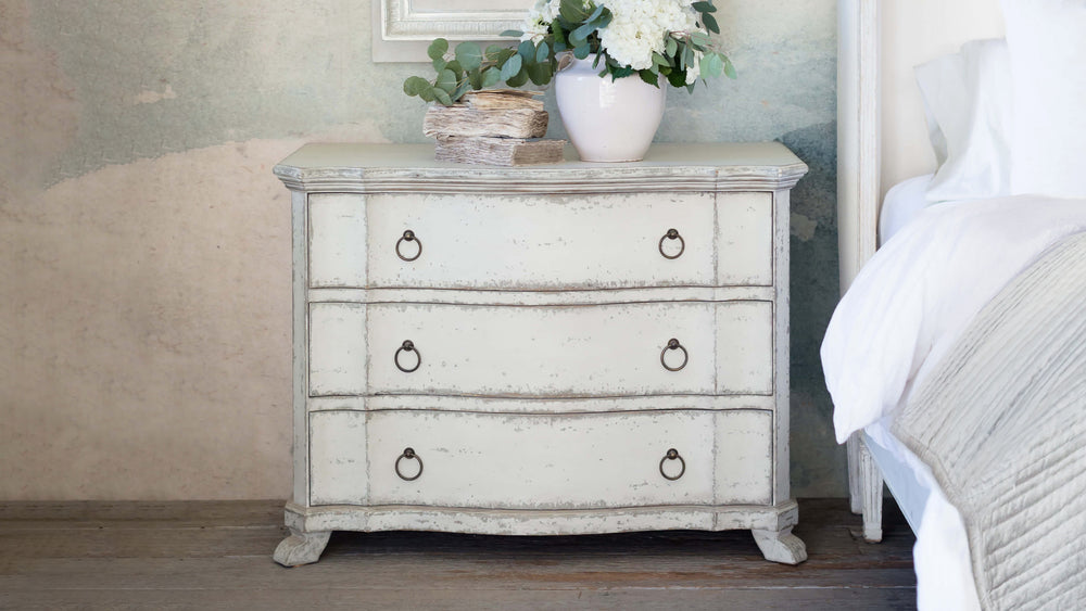 Petite Bordeaux Commode in Stone Finish