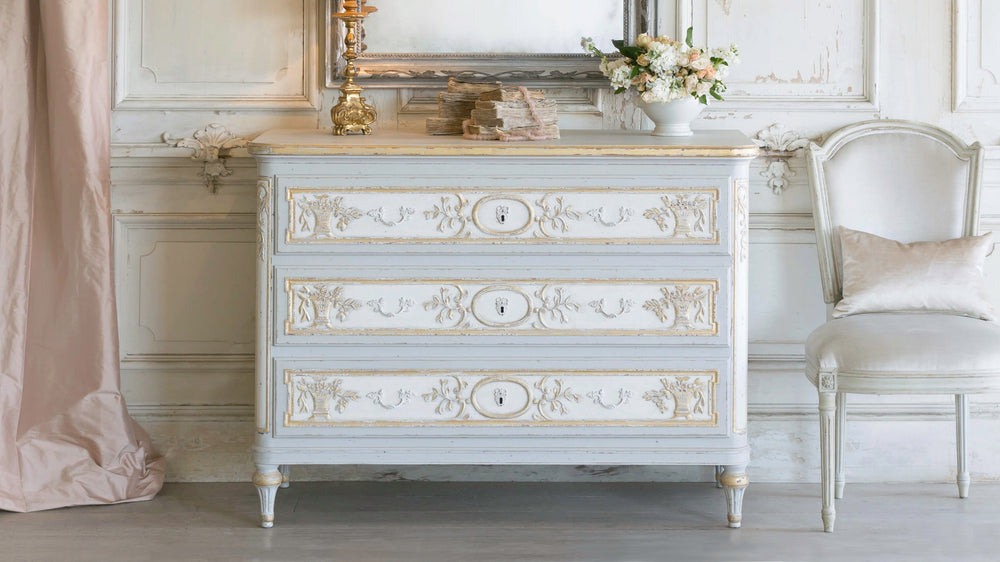 Bronte Commode in Fleur de Lis  Finish