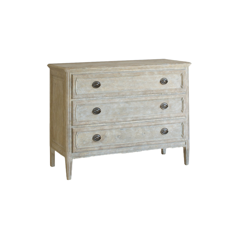 Louis Charles Commode in Oak Driftwood Finish