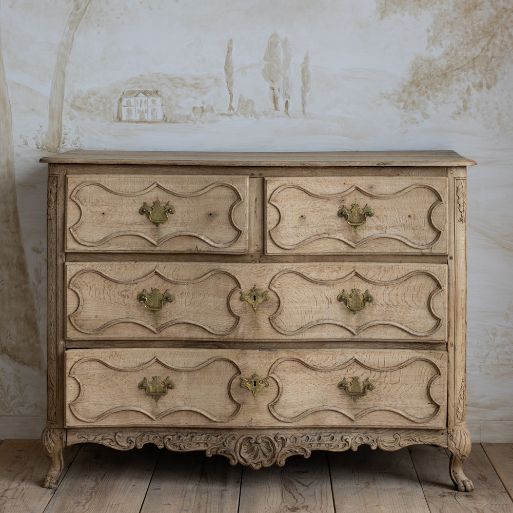 Washed Oak Commode
