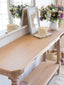Avignon Console Table in Bleached Oak Finish