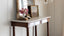 Antique Directoire Console with White Marble Top