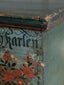 Antique Swedish Floral Painted Chest
