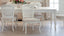 Colette Dining Chair in Fawn Velvet and Soft Ivory Finish