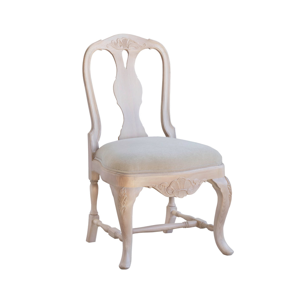 Signe Dining Chair in Oat Chenille and Pale Ashwood