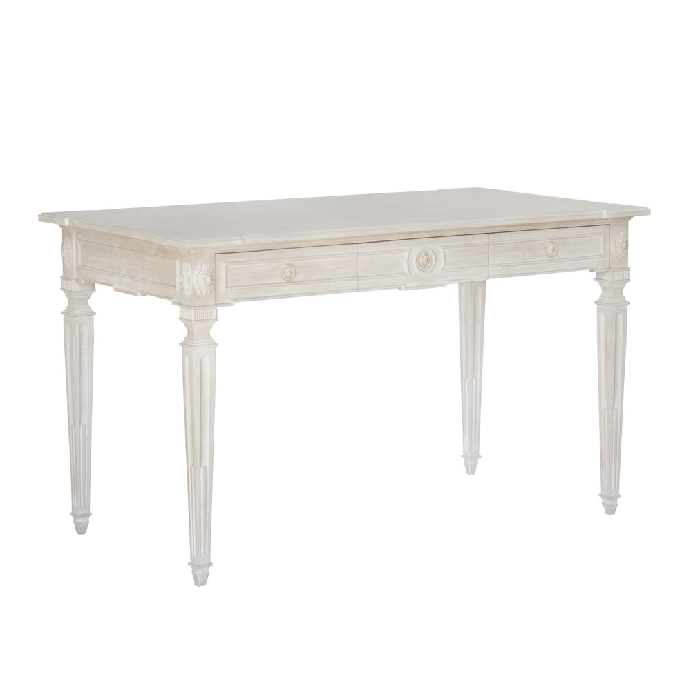 Herra Writing Desk in Glaze White Finish