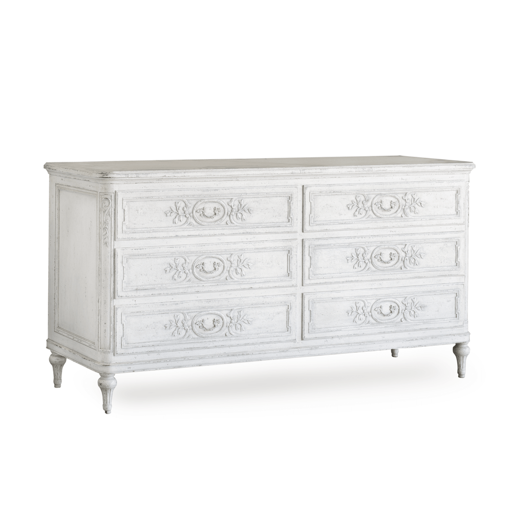 Bronte Dresser in Weathered White Finish
