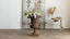 Antique Iron Urn with Floral Engravings