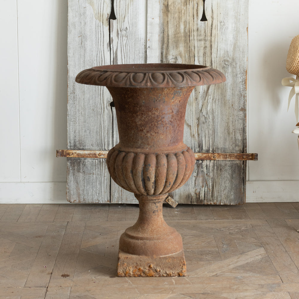Classic Antique Iron Urn